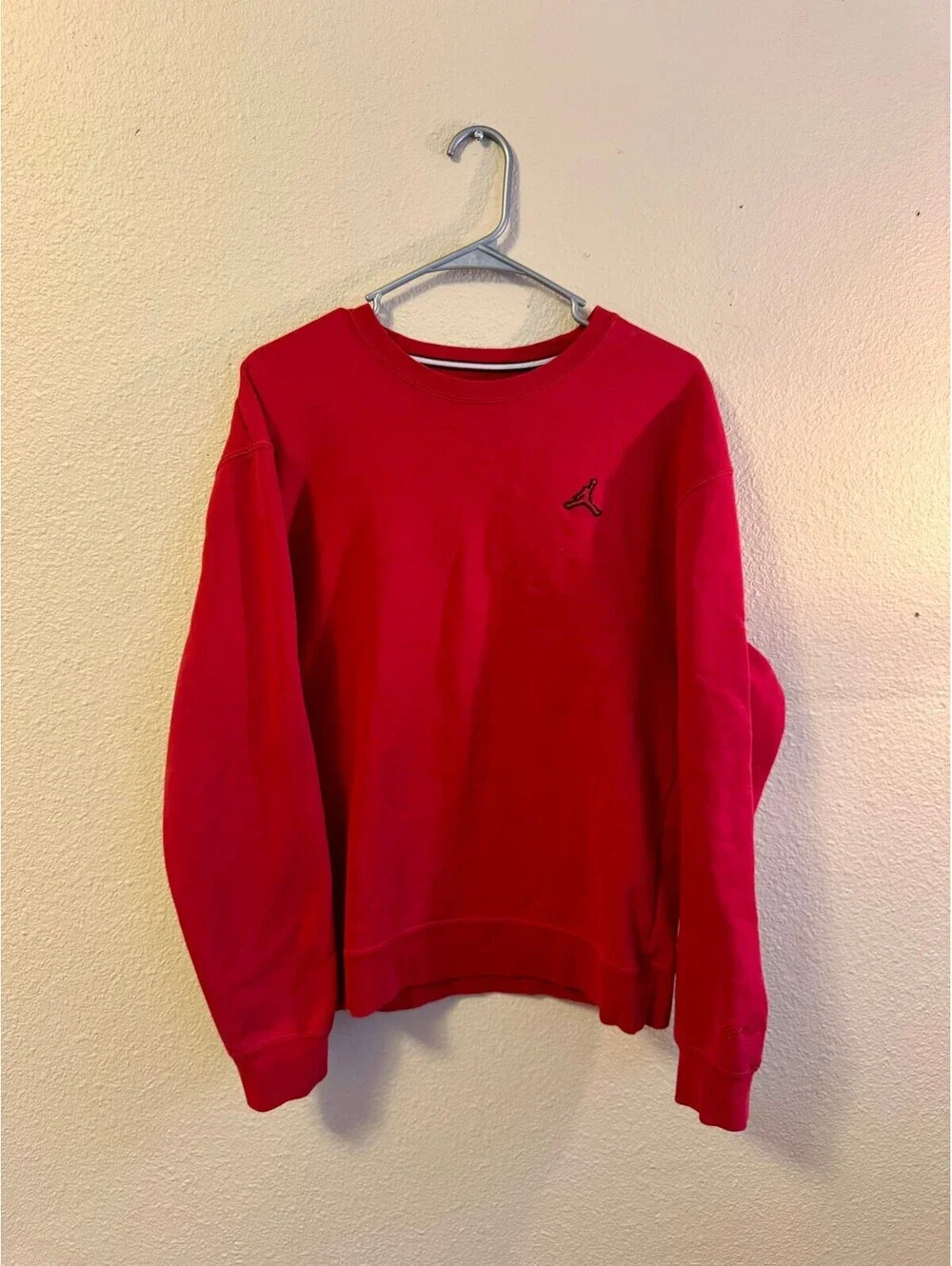 Jordan Red Crewneck Sweatshirt Medium